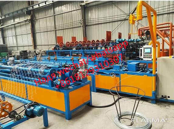 Автоматический станок для сетки рабицы шириной 2м, станок для плетения забора цена