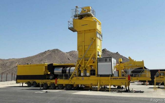 Б/У Мобильный асфальтобетонный завод Marini 120-160 тч 2014