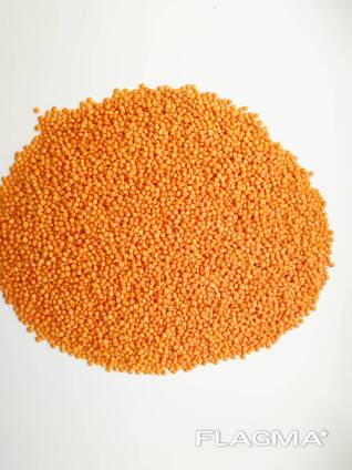 Чечевица красная круглая, очищенная