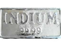 Ingots Indium | тамғаи металлии индий InOO ГОСТ 10297-94