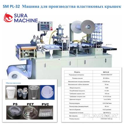 Машина Производства Пластиковых Крышек для Бумажных Стаканчиков и Чашек
