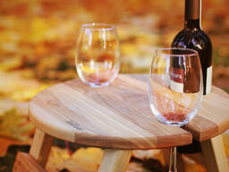 Сервировочный/винный столик из дуба