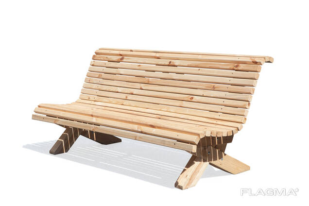 Скамейки из массива сосны