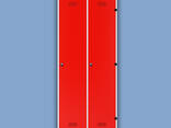 Стальной шкафчик с двумя отделениями - фото 2